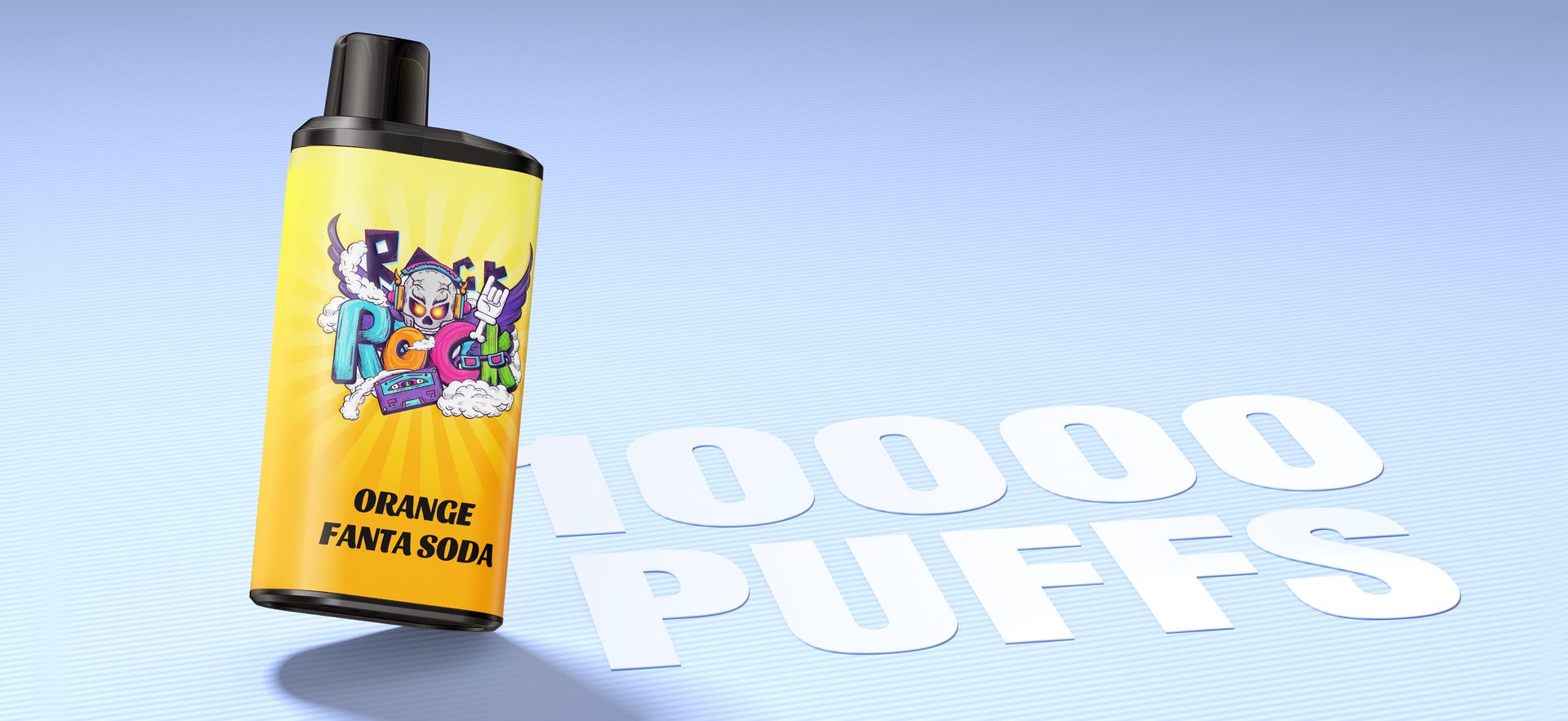 An IGET Bar Pro device beside the words 10000 puffs on a pale blue background